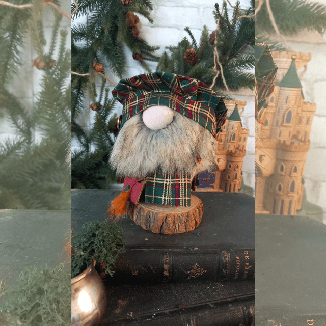 Petit écossais au tartan vert