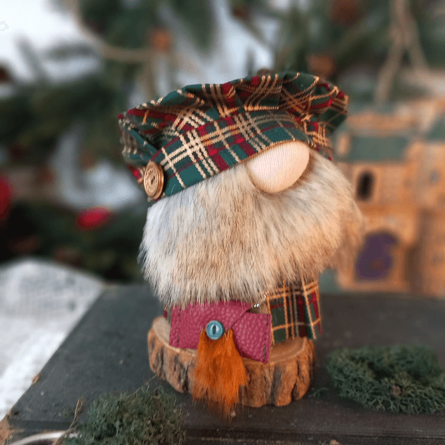 Petit écossais au tartan vert