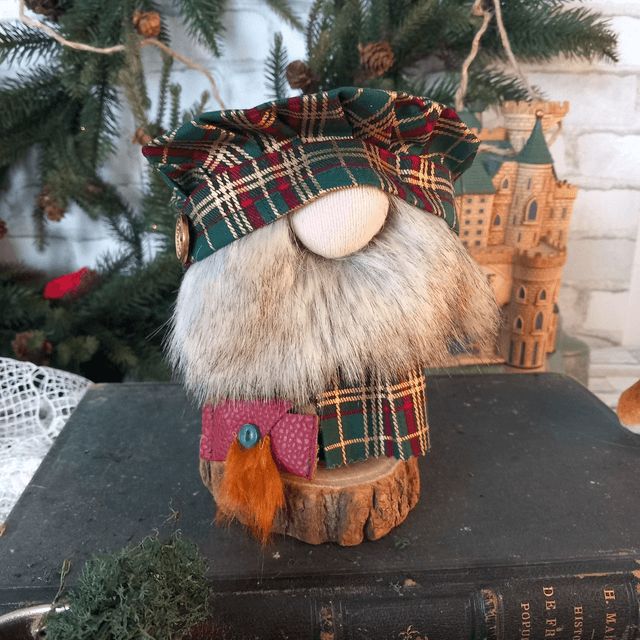 Petit écossais au tartan vert