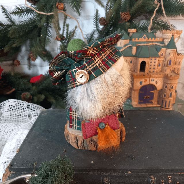 Petit écossais au tartan vert