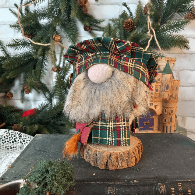 Petit écossais au tartan vert